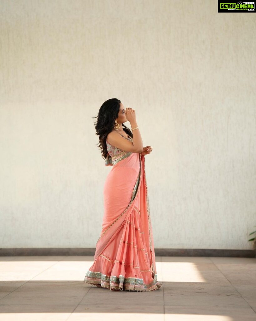 Priyanka Mohan Instagram - All things ✨ Styled by @shruthimanjari Wearing @gopivaiddesigns Jewellery @amrapalijewels M&H @makeupbymoovendhar & @marella_makeupstudio Photos @anandudasphotography
