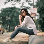 Priyanka Mondal Instagram - My future is so bright so I gotta wear shades 🤍🕶 📷 - @koustavdutta1712 🔗 - @rudrakshprnads Hair by - @optimisticaamrapali96 #photos #photooftheday #portraits #portraitphotography #kolkatadiaries #streetphotography #explorepage #explore #foryou #trending #instagood #instafashion #fashioninsta #instagram #priyankamondalofficial Kolkata, India
