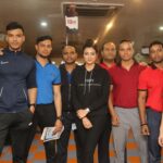 Priyanka Mondal Instagram - Thank you so much @indulgexpress & @sharmighosal for this honour. I’m so grateful to give away the awards to the winners. I love this & thoroughly enjoyed the whole thing. @getfitatskulpt is also a great gym with so many equipments. I thank Indulge for taking such a wonderful initiative to keep people fit ♥️ Mkup & hair done by @pritha_dutta_official #priyankamondalofficial Skulpt.