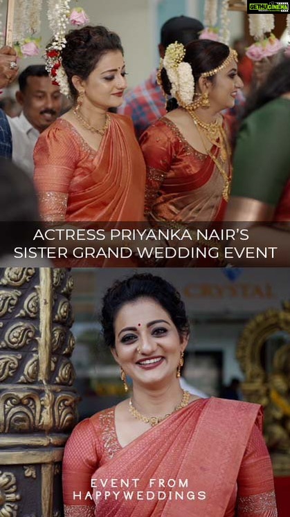 Priyanka Nair Instagram - Thanks @priyankanairofficial for the wonderful opportunity for giving to us The Grand wedding event of Priyada & Ajesh Designed & Executed by Happy Weddings @happy_weddings_events 📯𝑻𝒓𝒊𝒗𝒂𝒏𝒅𝒓𝒖𝒎❜𝒔 𝑵𝒐. 1 & 𝑩𝒊𝒈𝒈𝒆𝒔𝒕 𝑾𝒆𝒅𝒅𝒊𝒏𝒈 𝑯𝑼𝑩📯 . . . . . . . . . .Stories of Love. . . . . . . . . . 🇮🇳+91 7012975423, +91 9895601548 #happyweddings #happyweddingmovie #keralawedding #kerala #keralagodsowncountry #keralagram #keralabride #keralam #keralatourism #weddingphotography #keralaattraction #keralaphotography #wedding #keraladiaries #keralaweddingphotography #keralavibes #keralagallery #bride #mallu #keralaweddingstyles #mallugram #indianwedding #photography #entekeralam #bridesofkerala #keralatalents #kochi #keralaactress #bridesofindia #actress