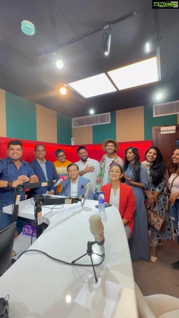 Priyanka Nair Instagram - Cheerful moments at Radio Keralam 1476 Dubai, United Arab Emirates