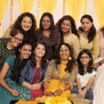 Priyanka Nair Instagram - Haldi ceremony ♥️ @priyada_nair @art_artist_and_kutty_stories @dhanyasanalk #haldiday #happiness #priyankanair #homesweethome