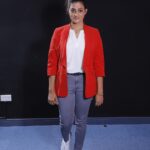 Priyanka Nair Instagram - ♥️ Photography - @jobby_photography #priyankanair #red @tomy_hillfiger Radiokeralam 1476