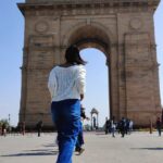 Priyanka Ruth Instagram - India gate 💫 . . . #indiagate #delhi #instagood #instareels #instgram #reekarofeelkaro #trendingreels #training #saipriyankaruth