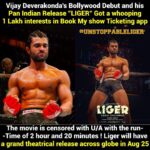 R. K. Suresh Instagram - #ligermovie @thedeverakonda