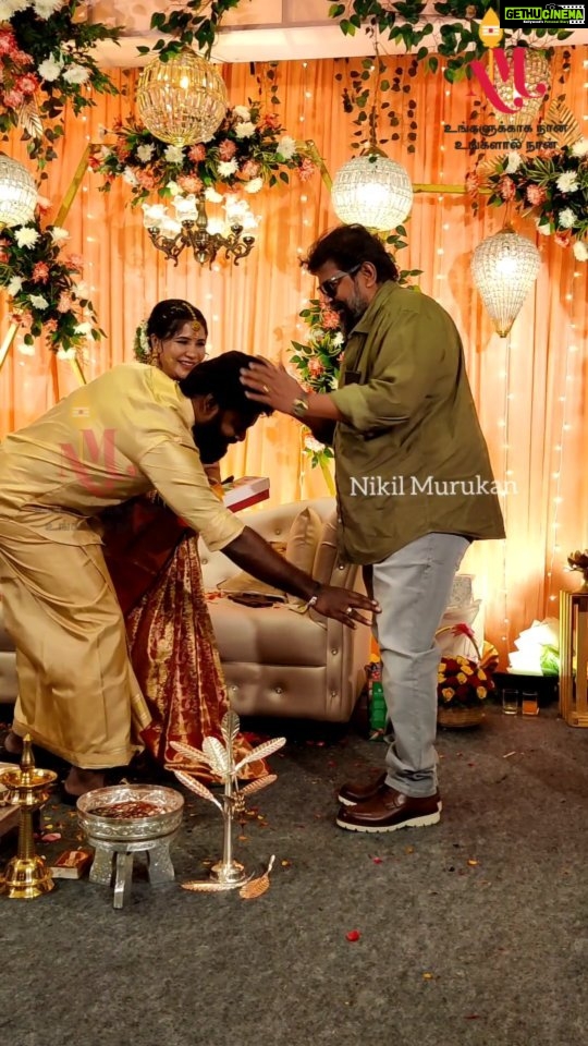 R. K. Suresh Instagram - Director Mysskin Blessed the mommy to be Mrs. Madhavi Suresh @madhucine . directormysskin @studio9__productions @rapsprasaath #rksuresh #madhucine #nikilmurukan #babyshower #baby #mom #mysskin
