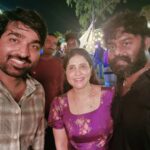 R. K. Suresh Instagram – Had a great time with @actorvijaysethupathi @singerkrish @iam_sjsuryah in myskin anna birthday 🎂 
@actorrksuresh #isharyasuresh