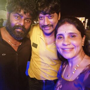 R. K. Suresh Instagram - Had a great time with @actorvijaysethupathi @singerkrish @iam_sjsuryah in myskin anna birthday 🎂 
@actorrksuresh #isharyasuresh