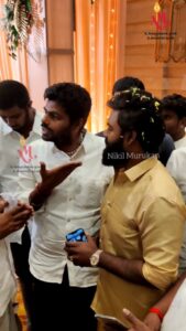 R. K. Suresh Instagram - Tamilnadu State President, BJP @annamalai_kuppusamy arrives to the baby shower function of Mrs.Madhavi Suresh 

Mommy to be @madhucine 

@studio9__productions @rapsprasaath

#rksuresh #babyshower #nikilmurukan #nikil #mommy #mom