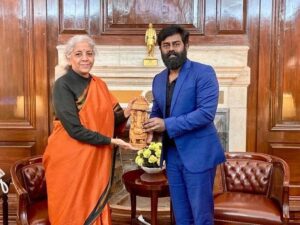 R. K. Suresh Instagram - My baby husband ❤️ in meeting with financial minister.👏👏
@actorrksuresh #nirmalasitharaman
