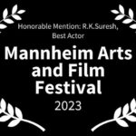 R. K. Suresh Instagram – #Visithiran film won the ‘Best Actor – Honorable Mention award at the ‘Mannheim Art and Film Festival held at the beautiful Grand Heritage House in the city of Mannheim.
It is worth mentioning that this is the second award won by Vichithran in Germany. @onlynikil