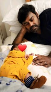 R. K. Suresh Instagram - He is my heart, my soul, the 'best' thing that has ever happened to me', the source of many laughs and a few tears. He is my son and he is my world 🌎 ❤ love u #OJASLINGA 💙 SURESH 

@actorrksuresh #dadson