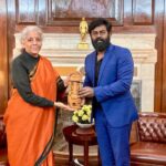 R. K. Suresh Instagram - Met our honourable finance minister Nirmala Sitharaman ji . Thanku for your valuable time madam 🙏 along with @SathyaJyothi sir #tamilnaduproducercouncil