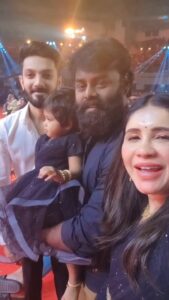 R. K. Suresh Instagram - #devaconcert #anirudh had a great evening✨️✨️ #superstarrajinikanthsir @anirudhofficial #isharyasuresh