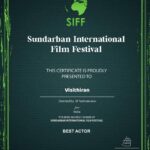 R. K. Suresh Instagram – #Vishitran won the Best Actor Award at the Sunderban International Film Festival held in West Bengal. @primevideoin