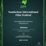 R. K. Suresh Instagram - #Vishitran won the Best Actor Award at the Sunderban International Film Festival held in West Bengal. @primevideoin