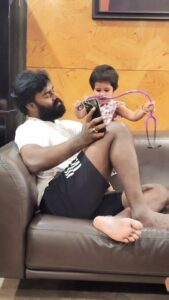 R. K. Suresh Instagram - You are such a beautiful daughter, and I’m so proud of the incredible way that you are growing up. Even at a young age , you are full of wisdom,kindness, compassion and courage. 🧿🧿🧿 @actorrksuresh #isharyasuresh