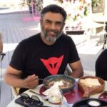 R. Madhavan Instagram - All about this morning ride. The gold wing, the sun, the sky and the ride . 🙏🙏👍👍😘😘