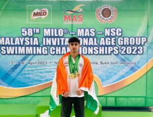R. Madhavan Instagram - With Gods grace and all your good wishes Vedaant gets 5 golds for India ( 50m, 100m, 200m, 400m and 1500m) with 2 PB’s at the Malaysian invitational age group championships, 2023 held this weekend in Kuala Lumpur. Elated and very grateful. 🙏🙏🇮🇳🇮🇳🇮🇳❤️❤️❤️Thank you #Pradeep sir  @media.iccsai @ansadxb ❤️❤️🇮🇳🇮🇳