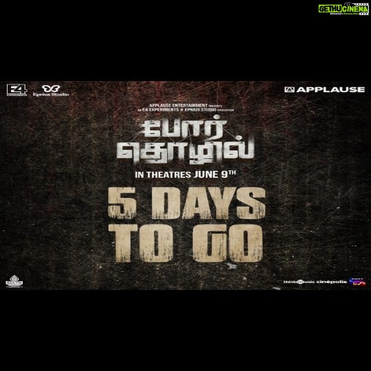 R. Sarathkumar Instagram - #PorThozhil in 5 days @applausesocial #E4Experiments @epriusstudio @sameern @segaldeepak @mukeshe4e @cvsarathi #PoonamMehra @vignesh_raja @r_sarath_kumar @ashokselvan @nikhilavimalofficial @aalfredprakash @garg.prasoon @chainanisunil @devnidhib @richa_kap @lordmeow @pramodcheruvalath @vighnature @sakthifilmfactory @cinepolisindia @thinkmusicofficial