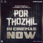 R. Sarathkumar Instagram - #PorThozhil in Cinemas Now. #PorThozhilInCinemasNow @applausesocial #E4Experiments @epriusstudio @sameern @segaldeepak @mukeshe4e @cvsarathi #PoonamMehra @vignesh_raja @r_sarath_kumar @ashokselvan @nikhilavimalofficial @aalfredprakash @garg.prasoon @chainanisunil @devnidhib @richa_kap @lordmeow @pramodcheruvalath @vighnature @sakthifilmfactory @cinepolisindia @thinkmusicofficial