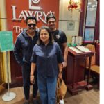 R. Sarathkumar Instagram – Lunch at one of our favorite restaurants in Singapore #restaurant #family