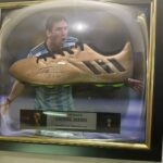 R. Sarathkumar Instagram – My proud possession is a limited edition Messi boots personally signed by Messi the legend,congratulations, team argentina .Congratulations, Messi #argentina @leomessi
. 
. 
. 
. 
. 
. 
#fifaworldcup2022 #fifa #fifaworldcup #fifa2022 #messi #france #argentinavsfrance #worldcupqatar2022 #worldcup #worldcup2022
