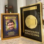 RJ Balaji Instagram - Best Entertainer Award for @mookuthiamman .! Consecutive second award after #LKG .! This award is for my team’s hard work work and Dr. Ishari Ganesh’s trust in me!!! Thank you Behindwoods and all you lovely people for the unbelievable love for #MookuthiAmman .! ❤️🙏