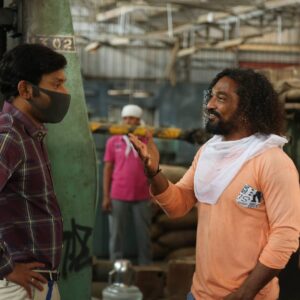 RJ Balaji Instagram - @mookuthiamman - Working stills !!! 😇
#MookuthiAmman