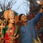 RJ Balaji Instagram - @mookuthiamman - Working stills !!! 😇 #MookuthiAmman