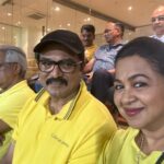 Raadhika Sarathkumar Instagram - #csk #csk❤️ such an emotion @sripriya