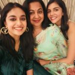 Raadhika Sarathkumar Instagram - Sometimes when things get tough, friends are a great source of inspiration. Get up ,get ready and show up, read it many times, but I did it❤️❤️Thks @lissylaxmi @suhasinihasan @gauthamvasudevmenon @venketramg @kssrikumar #manirathnam @boney.kapoor @kalyanipriyadarshan @rimakallingal #parvati @officialaditibalan #pragyamartin #mohan and my sweet @keerthysureshofficial sorry if I missed some names❤️❤️❤️❤️
