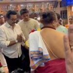 Raadhika Sarathkumar Instagram - With the lord’s blessings #kottumalaipillayartemple @r_sarath_kumar #rahhulsarath Kottu Malai Pillayar Temple, Pudu