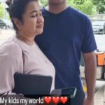 Raadhika Sarathkumar Instagram - I know this is an emotionally post, but as time goes it is more difficult to be away from family.we think we are tougher and children have to be independent and we cld cope it all, I find it very difficult. This is the challenges working women face trying to be the best and give the best to our family.So one more challenge to ride, radikaa. Is my comfort line and solace🥰🥰🥰🥰#family #facts #lifelessons #lifeskills #children