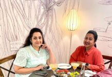 Raadhika Sarathkumar Instagram - Birthday special @meenasagar16 more strength, love and peace to you dear. Just say “mirror mirror on the wall, I will always get up after I fall.If I have to walk run or crawl I will set my goals and do my best and get it all💪🏻💪🏻💪🏻