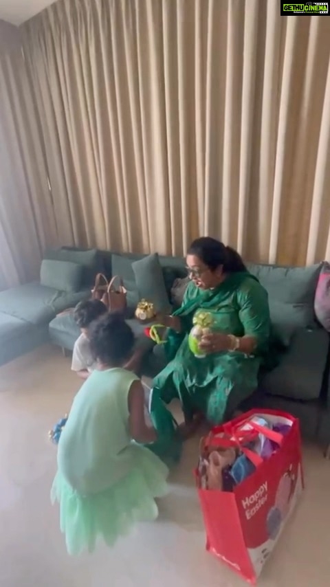 Raadhika Sarathkumar Instagram - Mummas is back with her Easter haul! 🐣