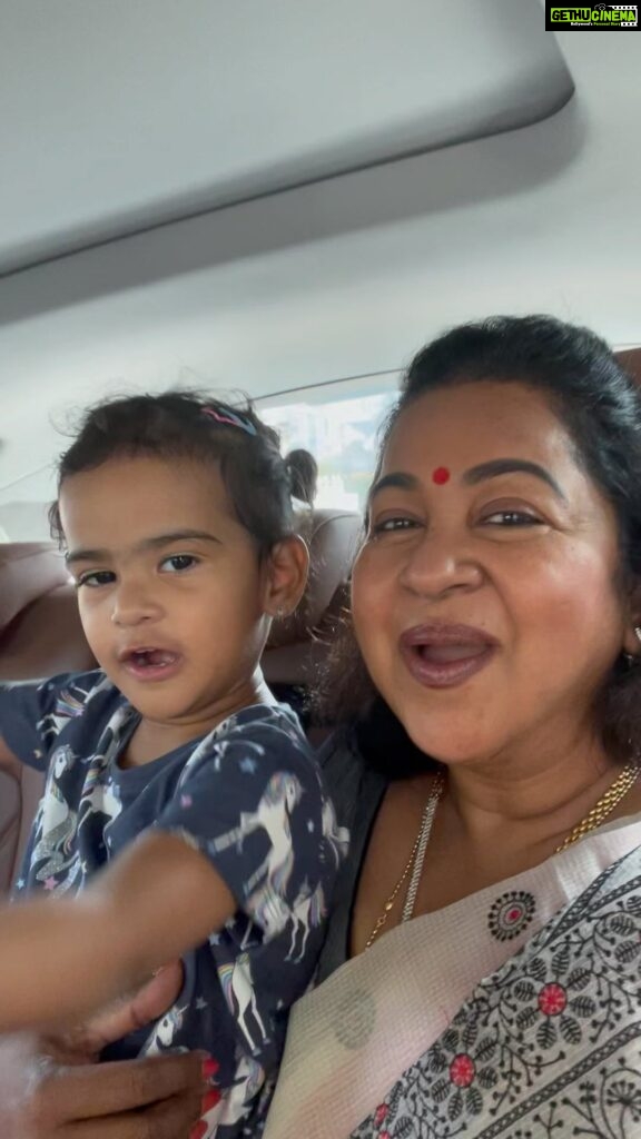 Raadhika Sarathkumar Instagram - She melts my heart, my brave heart #radhya . Only one who loves my singing😂😂😂 #happybirthday my doll, bless you with abundance of everything your heart yearns for❤️❤️❤️❤️❤️❤️❤️❤️❤️