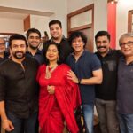 Raadhika Sarathkumar Instagram - A #sunday well spent , is a week of content #birtday #surprise #friends ❤️❤️❤️❤️❤️ @actorsuriya #jotika @venketramg @kssrikumar @pratzz0110 @mahalikeme @pushpa411