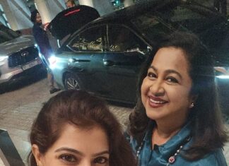 Raadhika Sarathkumar Instagram - Girls just wanna have fun.. Jumping on the trend..but our version of it..hehe.. #dubai Part 1 Thank you @gtholidays.in as usual a hassle free..well planned trip..absolutely a pleasure traveling with you guys.. @anantaradowntowndubai thank you for hosting us.. #travel #travelreels #travelgram #dubai #girlstrip #holiday #crazy #funnyreels #trending #trendingreels #vacation #dubaidiaries #i❤️dubai Dubai