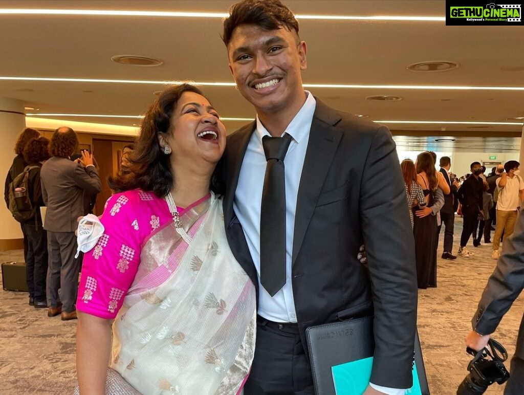 Raadhika Sarathkumar Instagram - #uwcsea2022grads So very proud of @sarathrahhul as he has turned into a responsible adult from joining school as a boy.Our hearts @r_sarath_kumar hearts swell with pride at his growth. Wish him well in his future endeavours ❤️❤️❤️❤️❤️love you baby❤️❤️now and forever
