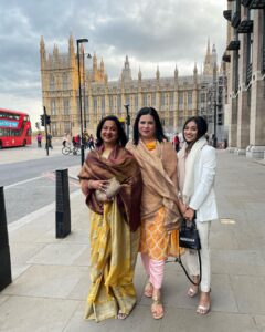 Raadhika Sarathkumar Instagram - Tamil Studies UK honoured women achievers in the British Parliament, grateful to have been the recipient🙏🙏🙏🙏 this is indeed a great honour.Hosted by RT Hon Maria Miller MP 🙏🙏