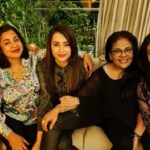 Raadhika Sarathkumar Instagram - The laughs , the friendship guiding each other with knowledge and sharing precious time together.Thank you lizxy ❤️❤️ @meramyakrishnan @trishakrishnan @mahalikeme @gauthamvasudevmenon @pushpa411 @priya_manikandan @venketramg @khushsundar @boney.kapoor @shobana_danseuse @kssrikumar #indrajith ❤️❤️❤️❤️❤️