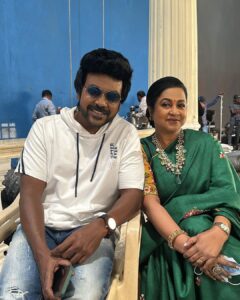 Raadhika Sarathkumar Instagram - #chandramukhi2  @offl_lawrence @lyca_productions  and the whole team #vadivelu