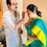 Raadhika Sarathkumar Instagram - A man with a golden heart, lion heart and a pillar of strength. To all ❤️❤️❤️❤️