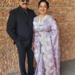 Raadhika Sarathkumar Instagram - My fav part of the wedding , brought tears to see my chokki bee @ashbashr & @aaron_thavarajah walk the aisle and my brother @raajuradha giv her away, with whole family @sarathkumar @rayanemithun @sunitaratha @mohanratha22 @kritia_ratha @ratha_21 @soorajradha and all ❤️❤️❤️❤️❤️it was beautiful to have these precious moments with all.