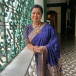 Raadhika Sarathkumar Instagram - Feeling blue 💙💙💙💙💙need to focus on the present. Work is the magic, brings you to be aware of the moment💙losing too many friends and colleagues in quick succession, brings the heaviness which one needs to let go 🙏
