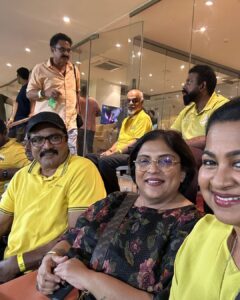 Raadhika Sarathkumar Instagram - #csk #csk❤️ such an emotion  @sripriya