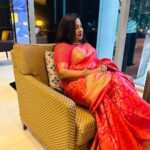 Raadhika Sarathkumar Instagram - Water reflects the face, life reflects the heart 💗💗💗💗💗Ready and set to go #womens meet in Dubai.