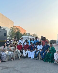 Raadhika Sarathkumar Instagram - #chandramukhi2  @offl_lawrence @lyca_productions  and the whole team #vadivelu