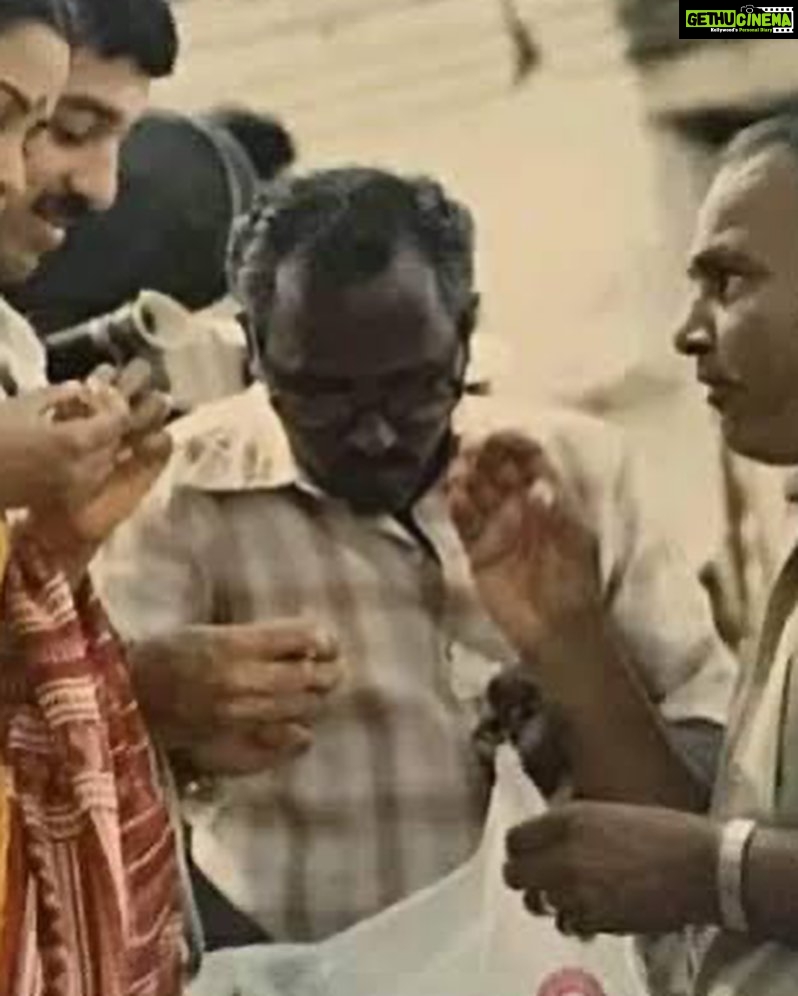 Raadhika Sarathkumar Instagram - RIP to a legend #kvishwanathgaru . The calm in a storm, who believed and gave art a great memory. You work will live onπππfond memories and great respectπππππ